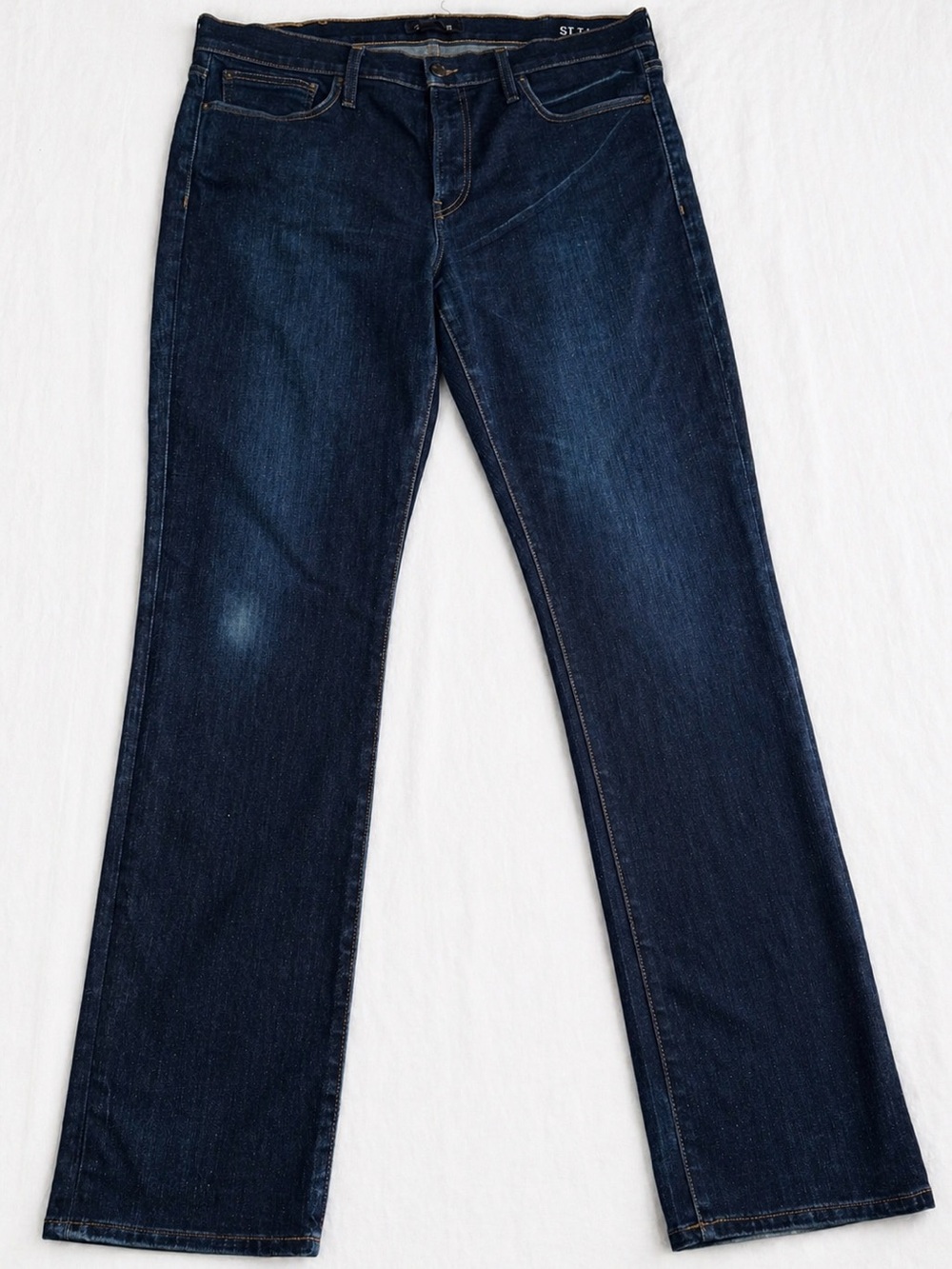 Men's Tall Madewell Slim Jeans 38x34 Dark Wash Straight Leg Denim